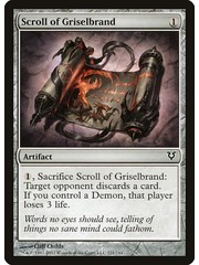 Magic: The Gathering Scroll of Griselbrand (221) Heavily Played