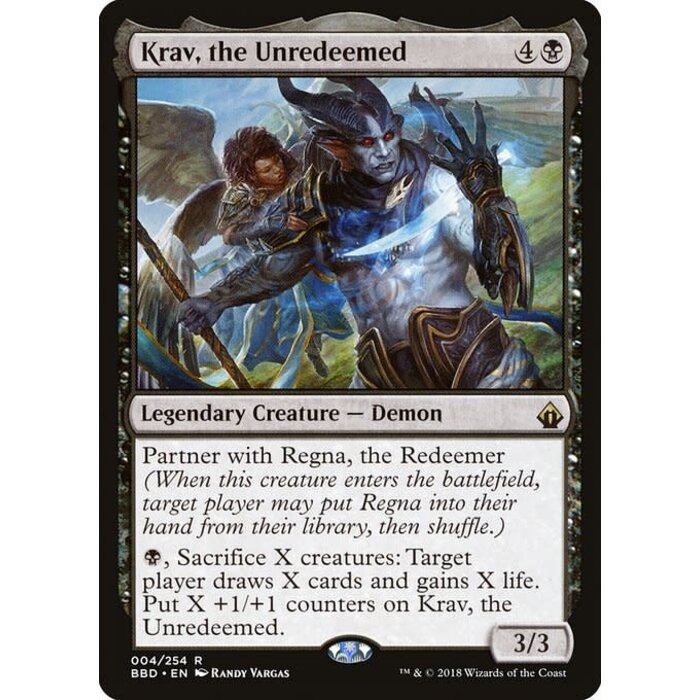 Magic: The Gathering Krav, the Unredeemed (004) Lightly Played
