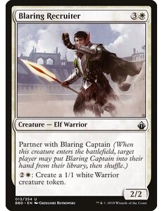 Magic: The Gathering Blaring Recruiter (013) Lightly Played