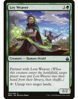 Magic: The Gathering Ley Weaver (021) Lightly Played