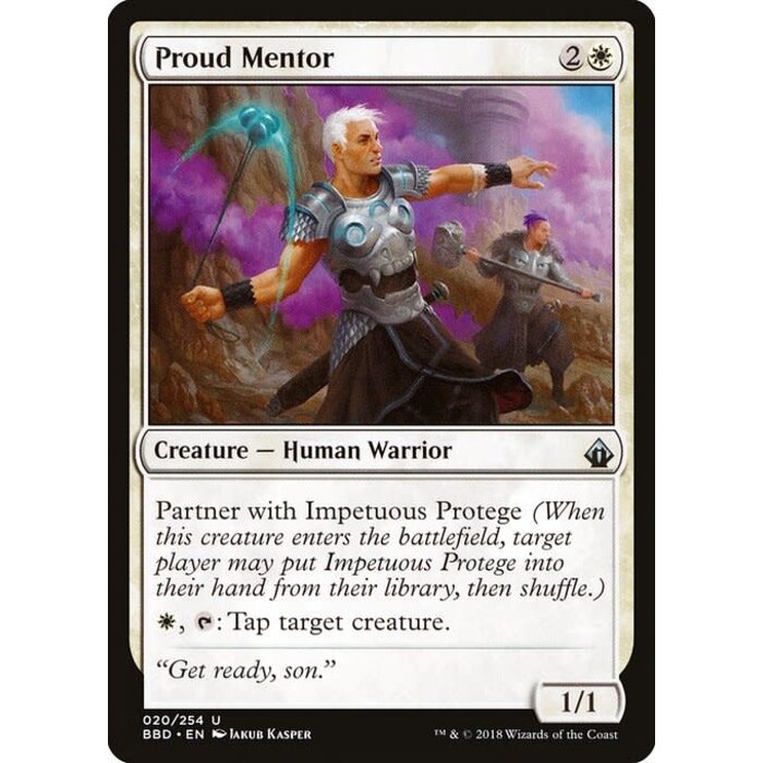 Magic: The Gathering Proud Mentor (020) Lightly Played