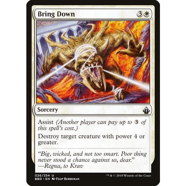 Magic: The Gathering Bring Down (026) Lightly Played