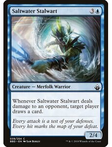 Magic: The Gathering Saltwater Stalwart (039) Lightly Played