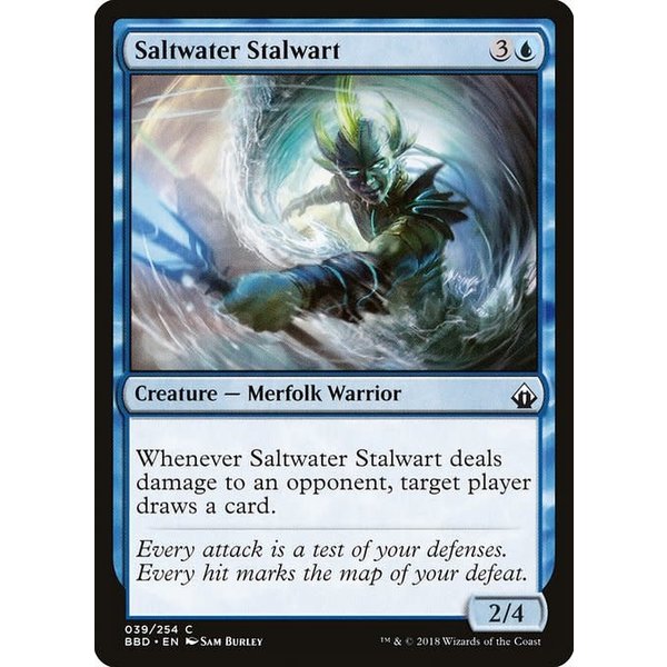 Magic: The Gathering Saltwater Stalwart (039) Lightly Played