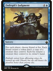 Magic: The Gathering Zndrsplt's Judgment (043) Lightly Played