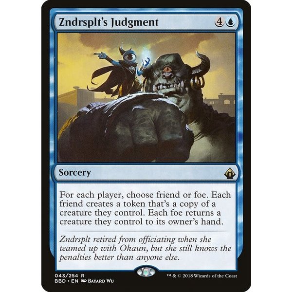 Magic: The Gathering Zndrsplt's Judgment (043) Lightly Played