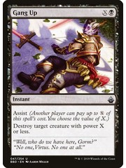 Magic: The Gathering Gang Up (047) Lightly Played