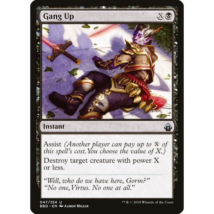 Magic: The Gathering Gang Up (047) Lightly Played