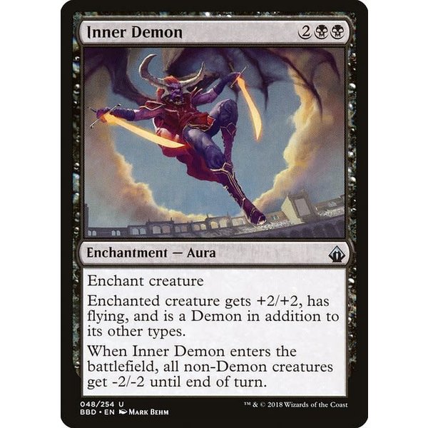 Magic: The Gathering Inner Demon (048) Lightly Played