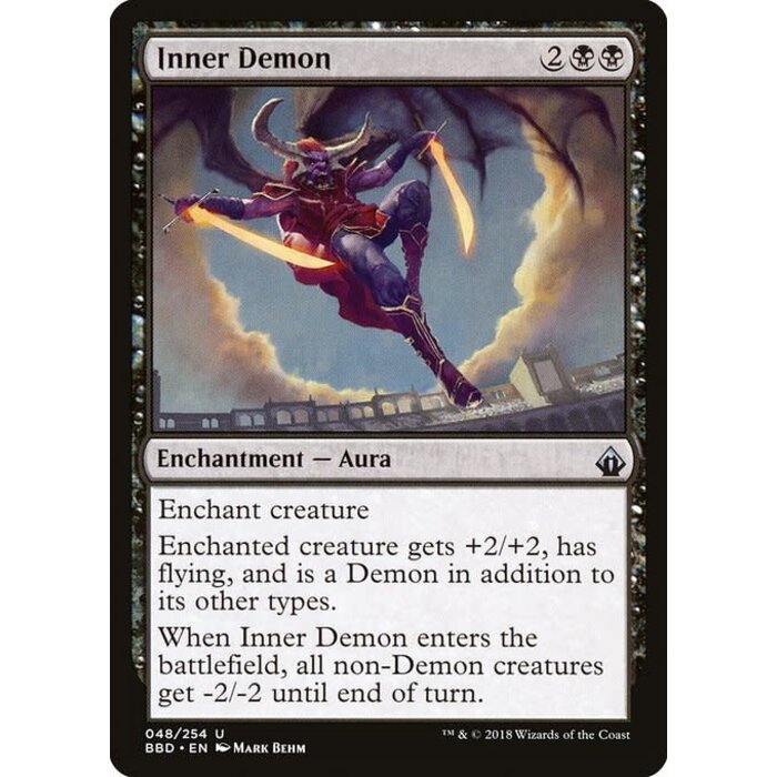 Magic: The Gathering Inner Demon (048) Lightly Played