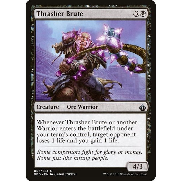 Magic: The Gathering Thrasher Brute (052) Lightly Played