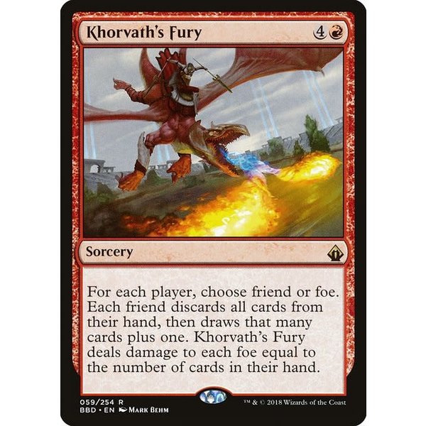 Magic: The Gathering Khorvath's Fury (059) Lightly Played