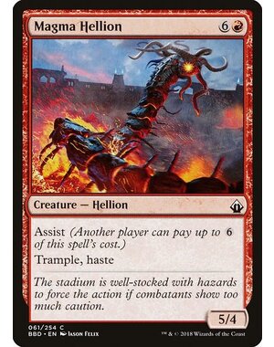 Magic: The Gathering Magma Hellion (061) Damaged