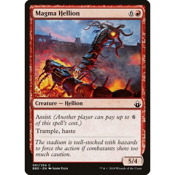 Magic: The Gathering Magma Hellion (061) Lightly Played