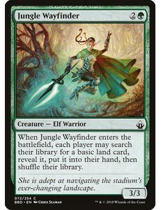Magic: The Gathering Jungle Wayfinder (072) Lightly Played Foil