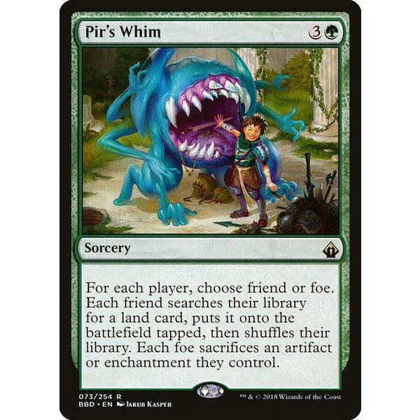 Magic: The Gathering Pir's Whim (073) Lightly Played