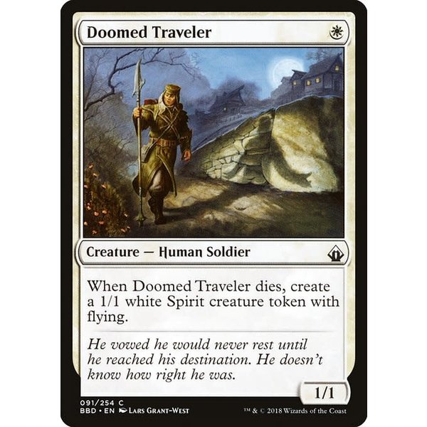 Magic: The Gathering Doomed Traveler (091) Lightly Played