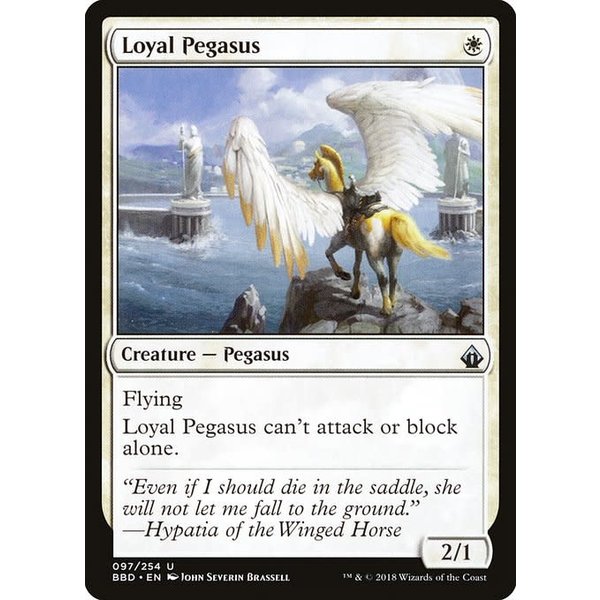Magic: The Gathering Loyal Pegasus (097) Lightly Played
