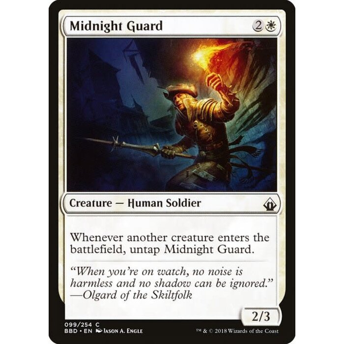 Magic: The Gathering Midnight Guard (099) Lightly Played