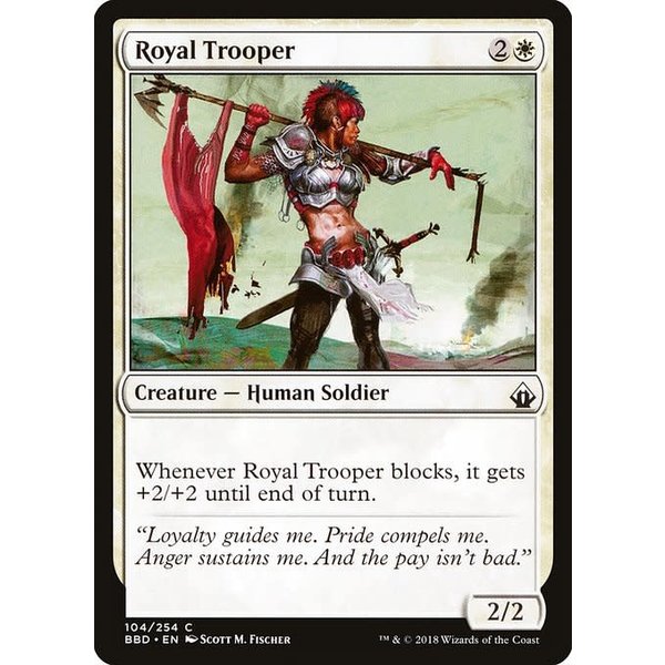 Magic: The Gathering Royal Trooper (104) Lightly Played