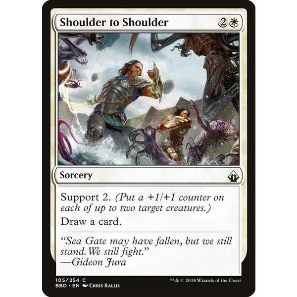 Magic: The Gathering Shoulder to Shoulder (105) Lightly Played