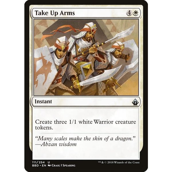 Magic: The Gathering Take Up Arms (111) Lightly Played