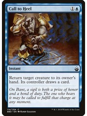 Magic: The Gathering Call to Heel (114) Lightly Played