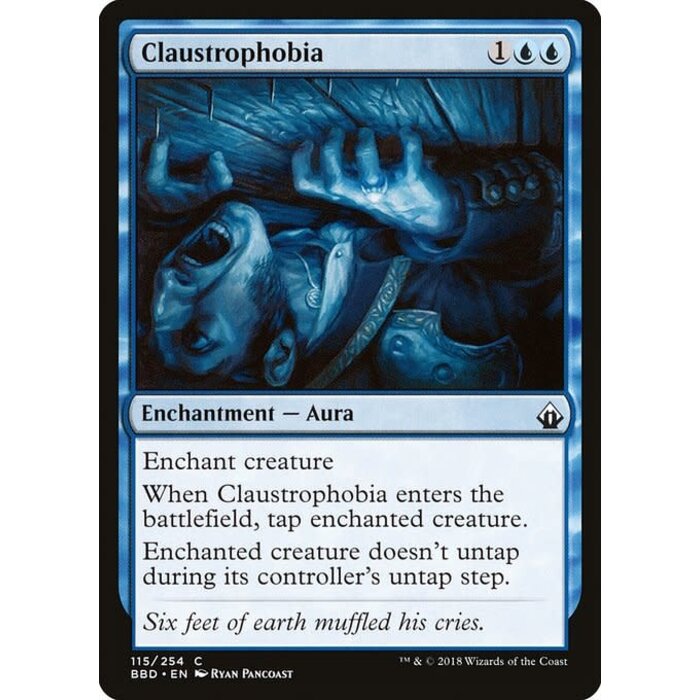 Magic: The Gathering Claustrophobia (115) Lightly Played Foil