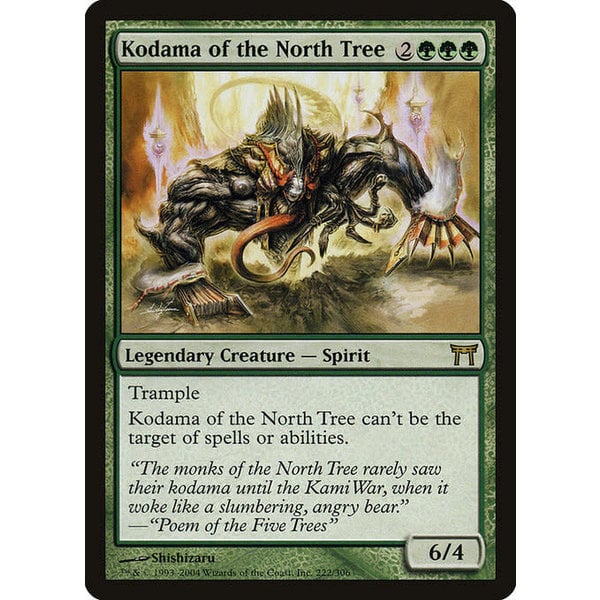 Magic: The Gathering Kodama of the North Tree (222) Moderately Played