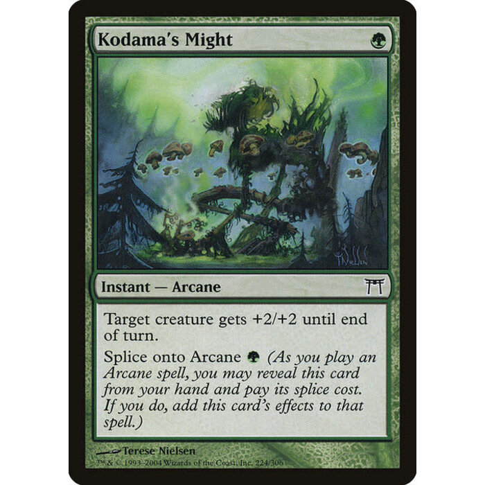Magic: The Gathering Kodama's Might (224) Heavily Played