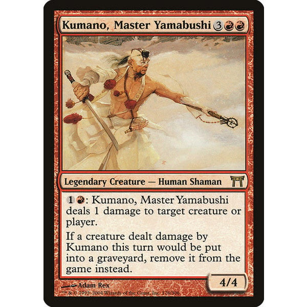 Magic: The Gathering Kumano, Master Yamabushi (176) Heavily Played