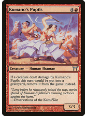 Magic: The Gathering Kumano's Pupils (177) Damaged