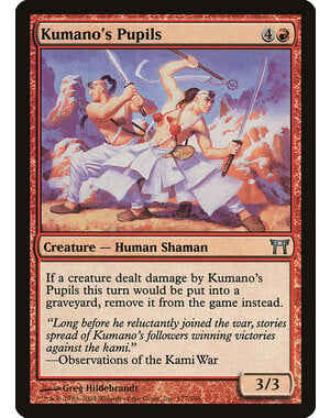 Magic: The Gathering Kumano's Pupils (177) Damaged