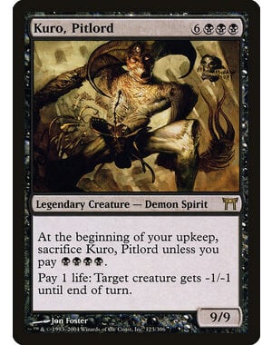 Magic: The Gathering Kuro, Pitlord (123) Heavily Played