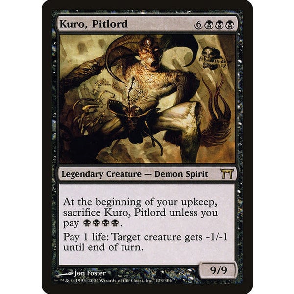 Magic: The Gathering Kuro, Pitlord (123) Heavily Played