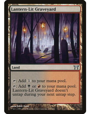 Magic: The Gathering Lantern-Lit Graveyard (278) Moderately Played