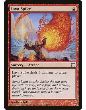 Magic: The Gathering Lava Spike (178) Heavily Played