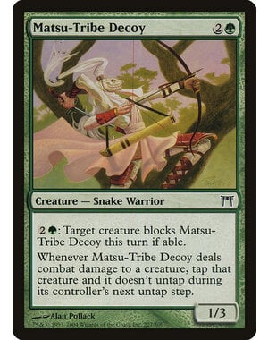 Magic: The Gathering Matsu-Tribe Decoy (227) Damaged