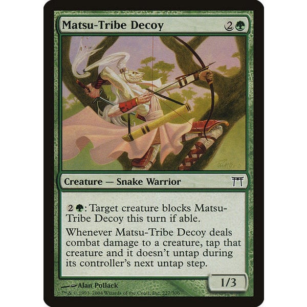 Magic: The Gathering Matsu-Tribe Decoy (227) Damaged