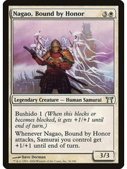 Magic: The Gathering Nagao, Bound by Honor (036) Heavily Played