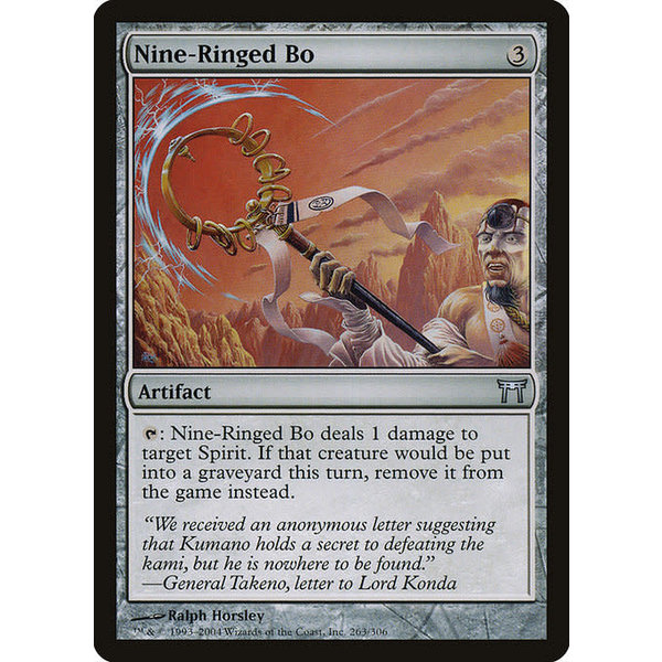 Magic: The Gathering Nine-Ringed Bo (263) Damaged