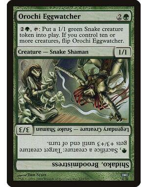 Magic: The Gathering Orochi Eggwatcher // Shidako, Broodmistress (233) Heavily Played