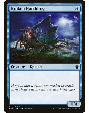 Magic: The Gathering Kraken Hatchling (121) Lightly Played