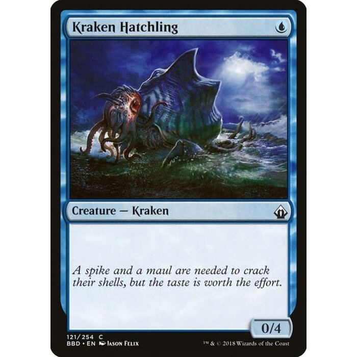 Magic: The Gathering Kraken Hatchling (121) Lightly Played