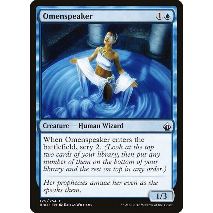 Magic: The Gathering Omenspeaker (125) Lightly Played Foil