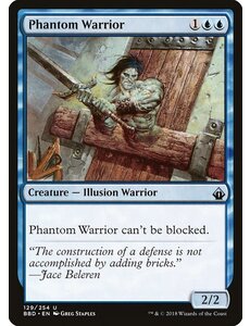 Magic: The Gathering Phantom Warrior (129) Lightly Played