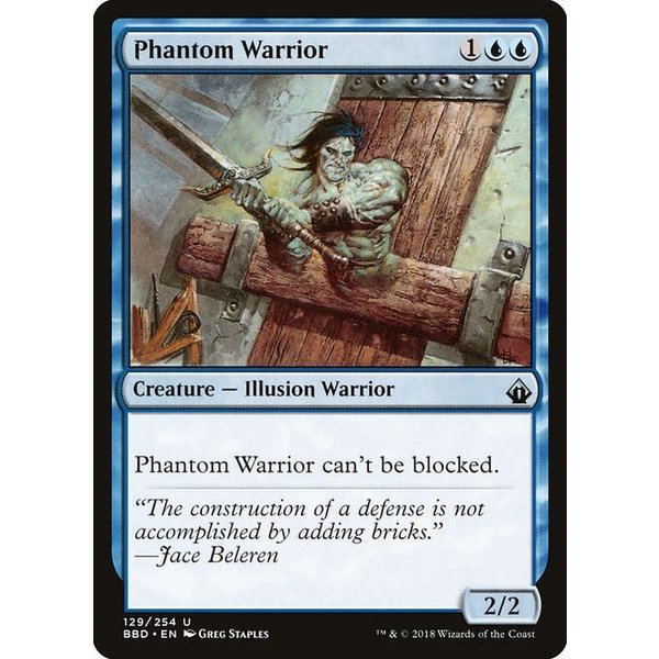 Magic: The Gathering Phantom Warrior (129) Lightly Played