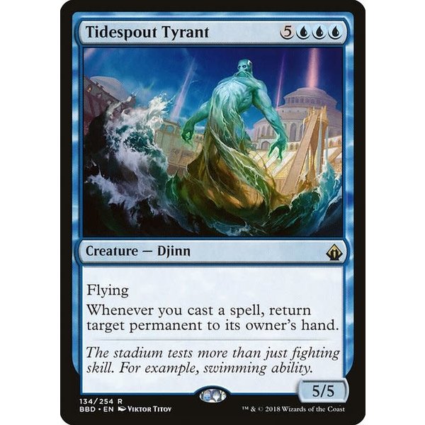 Magic: The Gathering Tidespout Tyrant (134) Lightly Played