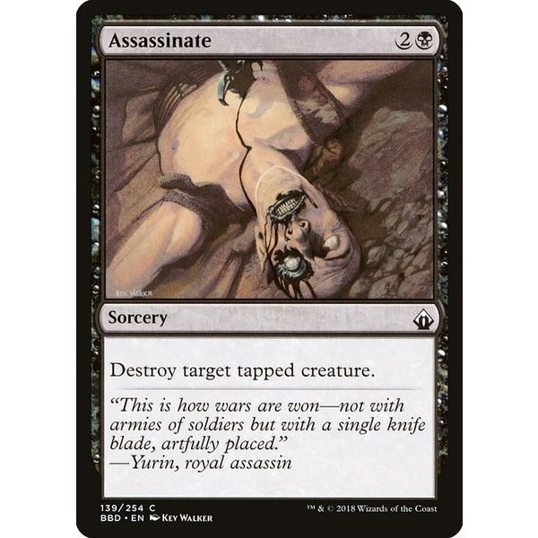 Magic: The Gathering Assassinate (139) Lightly Played