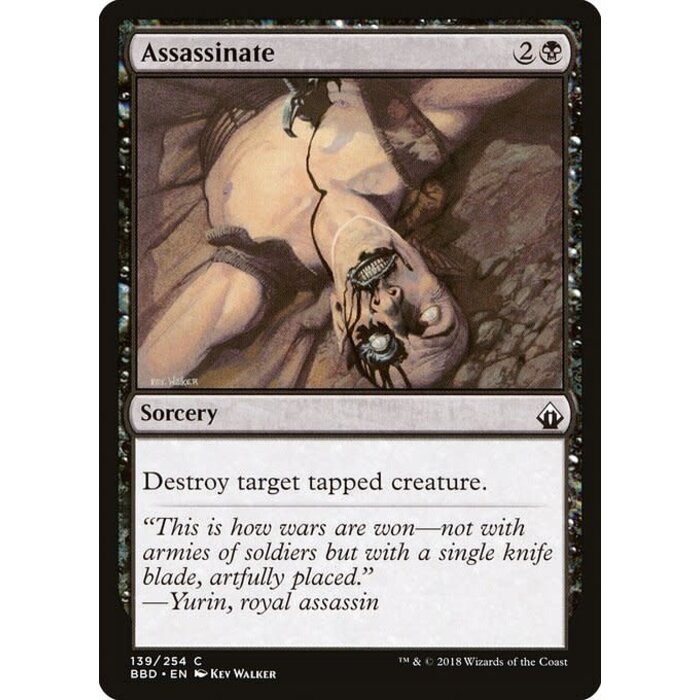 Magic: The Gathering Assassinate (139) Lightly Played